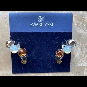NWT Swarovski Crystal Earrings!